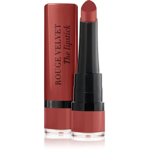 Bourjois Rouge Velvet The Lipstick matný rúž odtieň 50 Rouge Tatin 2.4 g