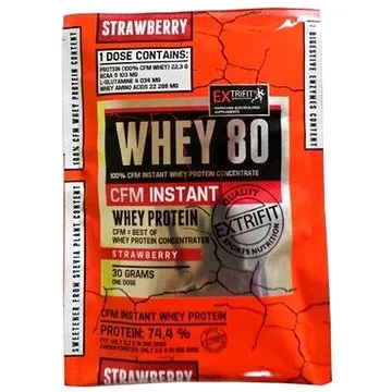 Extrifit CFM Instant Whey 80 30 g strawberry (8590060120142)