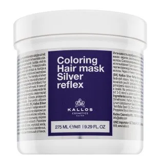 Kallos Silver Reflex Hair Mask neutralizujúca maska pre platinovo blond a šedivé vlasy 275 ml