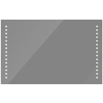 Kúpeľňové zrkadlo s LED diódami nástenné, 100 × 60 cm (D × V) (240513)