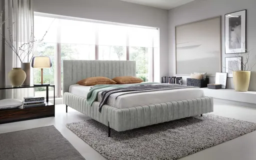 ArtElta Manželská posteľ PLISSA s výklopným roštom | 180 x 200 cm Farebné prevedenie PLISSA: Relax 03