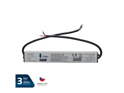 Zdroj spínaný pre LED 12V/ 50W  GETI LPV-50