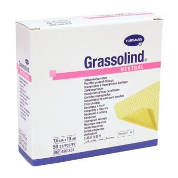 Kompres Grassolind Neutral sterilný 7.5 x 10 cm / 50 ks