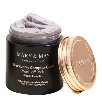 MARY & MAY Rozjasňujúca pleťová maska Blackberry Complex Glow (Wash Off Pack) 125 g
