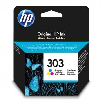 HP originál ink T6N01AE, HP 303, color, 165str., HP ENVY Photo 6230, 7130, 7134, 7830, farebná