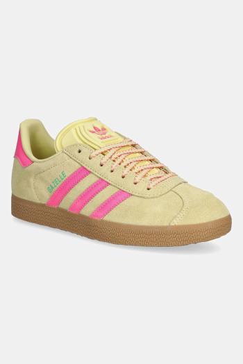 Semišové tenisky adidas Originals Gazelle žltá farba, JH7211
