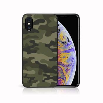 MY ART Ochranný kryt pre Apple iPhone X / XS GREEN CAMO (235)