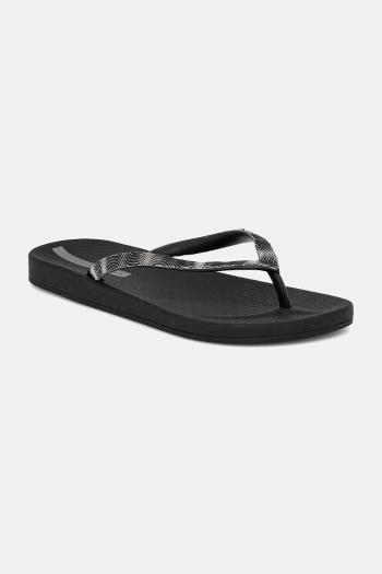 Šľapky Ipanema MESH IX FEM čierna farba, na plochom podpätku, 83651-BB807