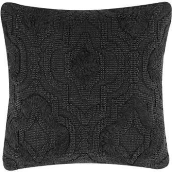 BELIANI, Dekoratívny vankúš 45 × 45 cm sivý PAIKA, 182701 (beliani_182701)
