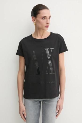 Tričko Armani Exchange dámske, čierna farba, 8NYTCX YJG3Z