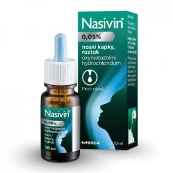 Nasivin0,05% pre dospelých kvapky 10 ml