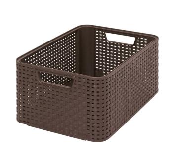 CURVER Úložný kôš STYLE M | hnedá