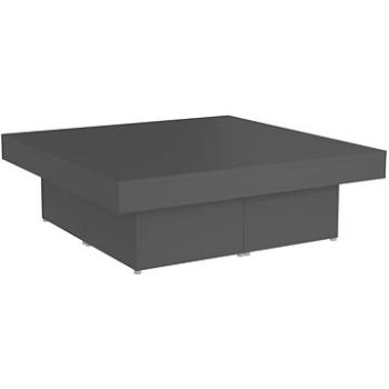 SHUMEE Konferenčný stolík sivý 90 × 90 × 28 cm drevotrieska, 806914