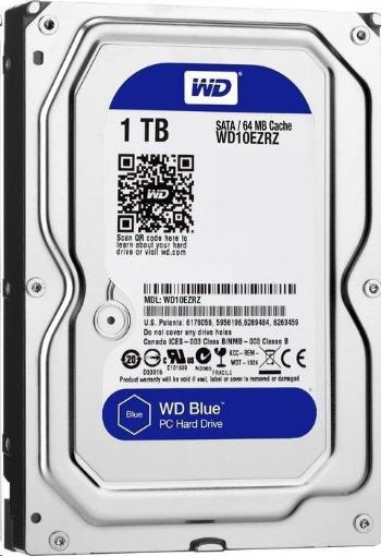 WD BLUE WD10EARZ 1TB, SATA III 3.5", 64MB 5400RPM, 150MB/s, CMR