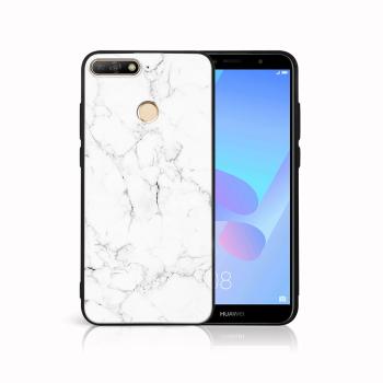 MY ART Ochranný kryt pre Huawei Y6 Prime 2018 WHITE MARBLE (144)