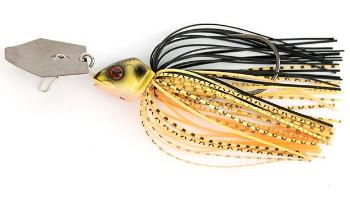 Fox rage blyskáč chatterbait bladed jig black and gold - 7 g