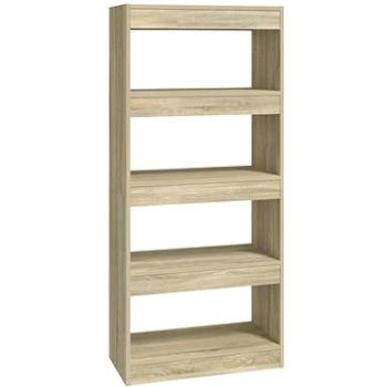 Shumee deliaca stena dub sonoma 60 × 30 × 135 cm kompozitné drevo, 811667