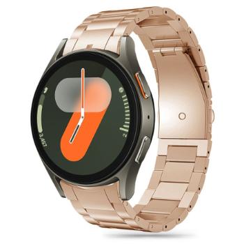 Tech-Protect Stainless remienok na Samsung Galaxy Watch 4 / 5 / 5 Pro / 6 / 7 / FE, blush gold