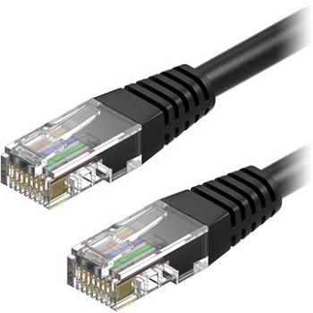 AlzaPower Patch CAT5E UTP 0,5 m čierny (APW-CBP5EU0005B)