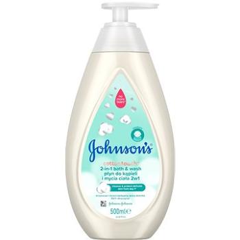 JOHNSONS BABY Cottontouch kúpeľ a umývací gél 2v1 500 ml (3574661428147)