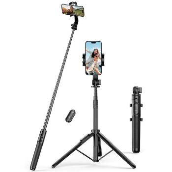 UGREEN LP586 Bluetooth selfie stick so statívom čierna