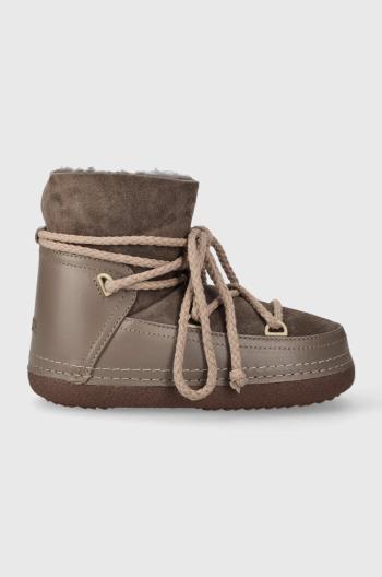 Kožené snehule Inuikii Classic hnedá farba, 75101-007