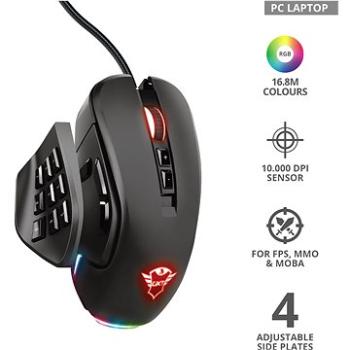 Trust GXT970 Morfix Customisable Mouse (23764)