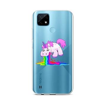 TopQ Realme C21 silikon Rainbow Splash 66846 (Sun-66846)