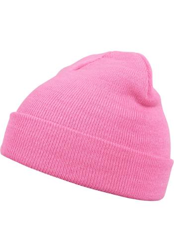 Urban Classics Beanie Basic Flap neonpink - UNI