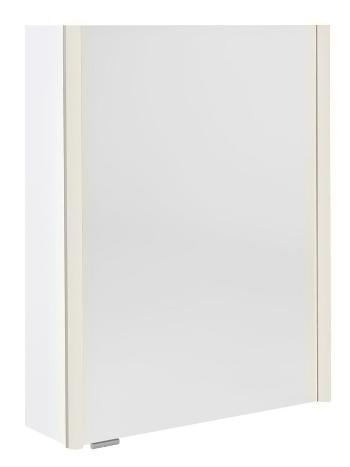 SAPHO - ALIX galérka s LED osvetlením 56x70x17,5cm, ľavá/pravá, biela AX156-0030