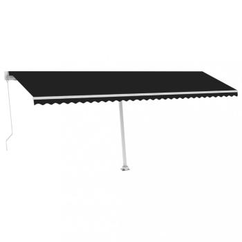 Voľne stojaca ručne zaťahovacia markíza 400x350 cm Dekorhome