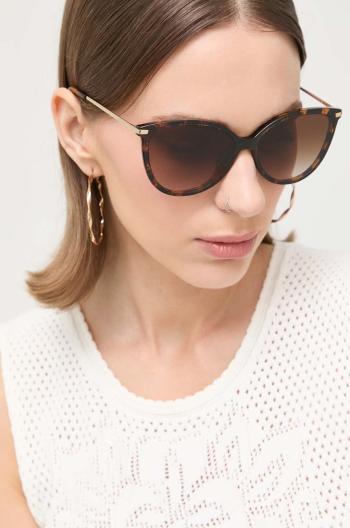 Slnečné okuliare Michael Kors DUPONT dámske, hnedá farba, 0MK2184U
