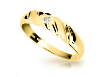Cutie Diamonds Prsteň zo žltého zlata s diamantom DZ6732-1207-10-X-1 54 mm