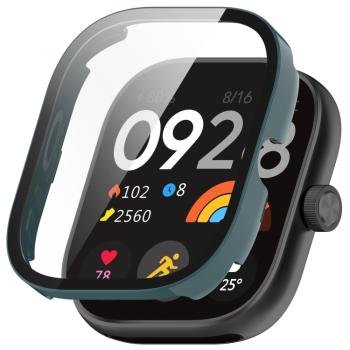PC FULL COVER Plastový kryt so sklom pre Xiaomi Redmi Watch 5 tmavozelený