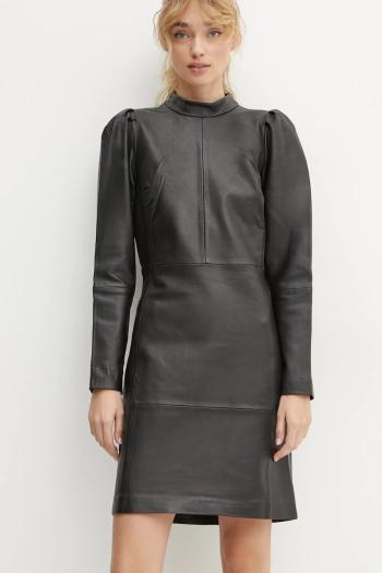 Šaty Bruuns Bazaar čierna farba, mini, priliehavá, BBW4319