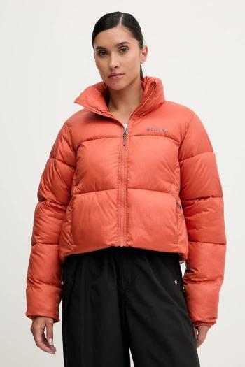 Bunda Columbia Puffect Colorblock oranžová farba, zimná, 2088501