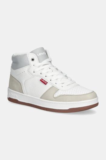 Tenisky Levi's DRIVE S HIGH biela farba, 000EJ-0002