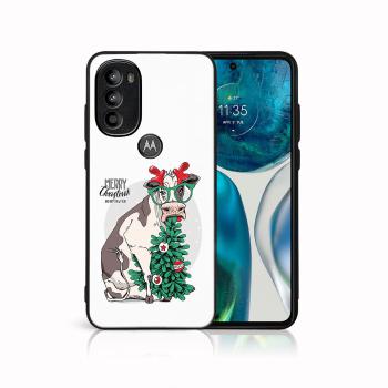 MY ART Kryt s vianočným dizajnom Motorola Moto G71 5G MERRY CHRISTMAS (074)