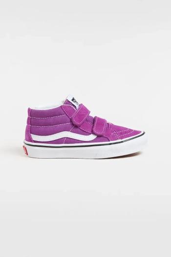 Detské tenisky Vans SK8-Mid Reissue V fialová farba, VN000CYBE2T1