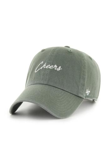 Bavlnená šiltovka 47 brand Phrase Base Runner Icon hnedá farba, jednofarebná, XX-BSRIC1411GWS-MS