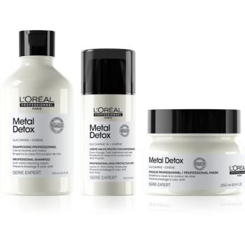 L’Oréal Professionnel Serie Expert Metal Detox výhodné balenie pre farbené a poškodené vlasy