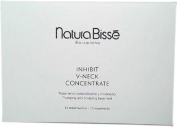 Natura Bissé Spevňujúci koncentrát v ampulkách pre starostlivosť o pokožku krku a dekoltu Inhibit (V-Neck Concentrate) 12 x 4 ml