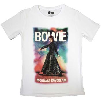 David Bowie tričko Moonage 11 Fade Biela XXL