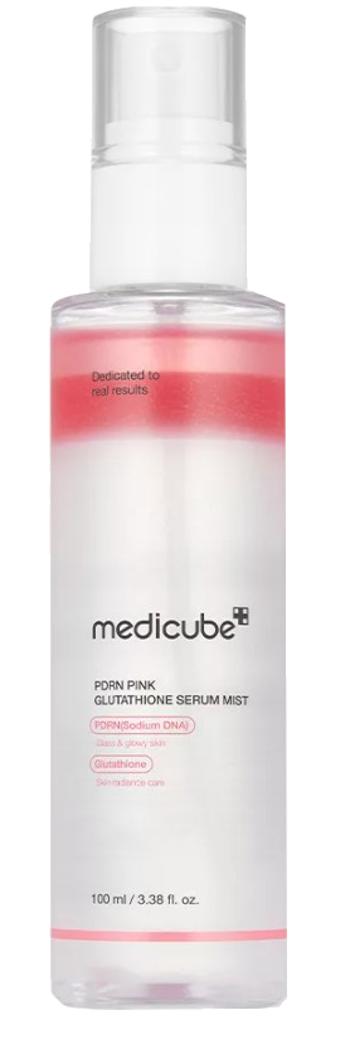 Medicube Osviežujúca pleťová hmla v spreji PDRN Pink (Glutathione Serum Mist) 100 ml