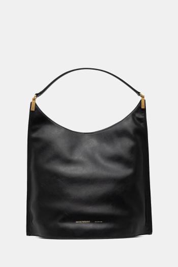 Kožená kabelka Emporio Armani čierna farba, EW001947 AF13383