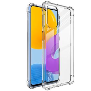 IMAK Ochranný silikónový kryt + fólia Samsung Galaxy M52 5G priehľadný