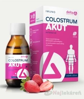 DELTA COLOSTRUM AKUT sirup JAHODA, 125ml