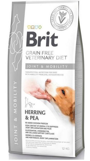 Brit Veterinary Diets GF dog Mobility granule pre psy 12kg