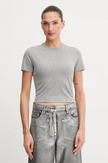 Tričko Guess dámske, šedá farba, W5YI06 KCYV2