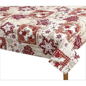 Bellatex Obrus VIANOCE – 70 × 70 cm – vianočný patchwork (3352)